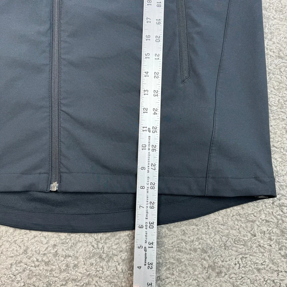 Marmot Mens Black Softshell Full Zip Jacket Large Mock Neck Outdoor *FLAW - Picture 7 of 11